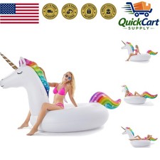 Ultimate Giant Unicorn Pool Float Inflatable Ride-On for Summer Parties