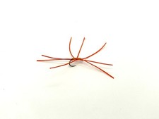 6 x Apps Bloodworm - Dark Orange - Trout Fishing Flies