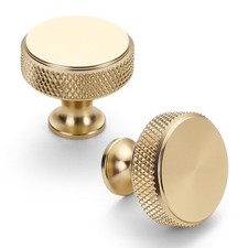 10 Pack Gold Kitchen Cabinet Knobs Knurled Dresser Knobs Drawer Knobs Cabinet Ha