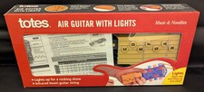 TOTES AIR GUITAR WITH LIGHTS NEW! Lights Flash Red & Blue When Playing FREE SHIP
