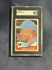1965 Topps - Ernie Banks #510 SGC 6