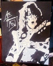 ACE FREHELY KISS Signed Autographed 16x20 Painting Picture