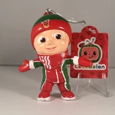 CoComelon JJ in Snowsuit Christmas Ornament 2023 Kurt Adler Moonbug NWT