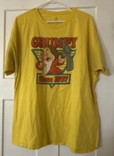 Rare VTG DISNEY Snow White and the Seven Dwarfs Grumpy T Shirt 90s White XL 