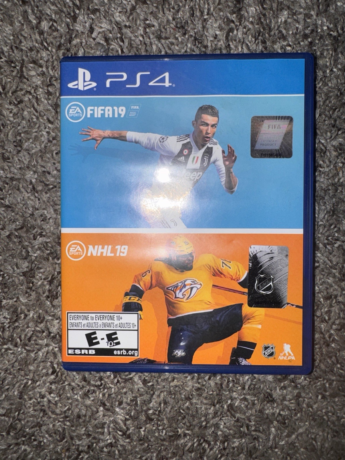 EA Sports FIFA 19 NHL 19 Sports Multiplayer Manual PS4 2018 Video Game