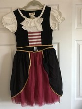 Taylor Joelle Girls Pirate Red And Black Dress Size 12