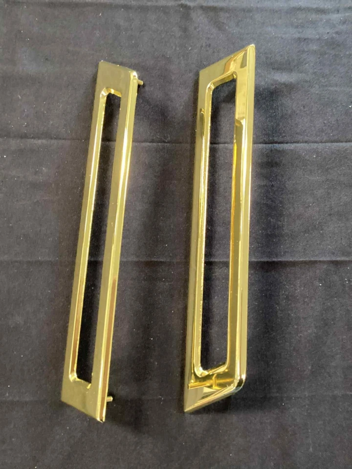 1971-1973 Chevy Impala Caprice Rear Marker Light Bezels Gold new - Image 2 of 4