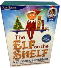 The Elf On The Shelf A Christmas Tradition Boy Brown Eyed Elf Set With Storybook