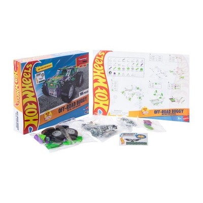 Hot Wheels Metal Tech Racers Off-Road Buggy Building Set 195