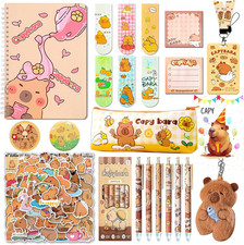 Capybara Gifts, Capybara School Supplies Stationery Set, Including Cartoon Journ
