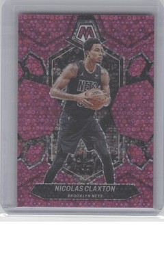 2023-24 Panini Mosaic #179 Nicolas Claxton Fast Break Pink #/20 B21R1C23