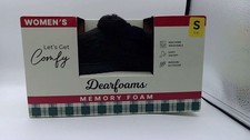 Dearfoams Women  s Memory Foam Slippers Indoor Outdoor Comfort
