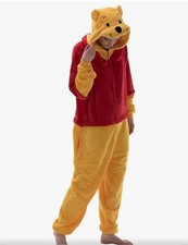 Tigger Adult Medium Hooded One-Piece PJS Disney Winnie the Pooh