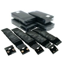 500 Black Earring Jewelry Hanging Cards 1 1/2"