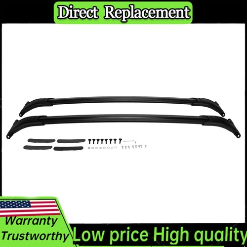 Fit 15-20 Chevy Tahoe Suburban GMC Yukon XL Escalade Black Roof Rack Cross Bar
