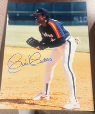 CESAR CEDENO SIGNED AUTOGRAPHED Houston Astros Photo Photofile