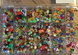 The Beadery Neon Glow In Dark Animal Letters Bead Beading Jewelry Making Kit