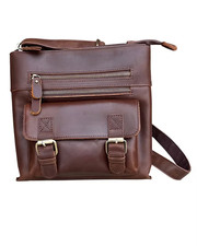Vintage Leather Crossbody Shoulder Bag Purse