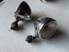 1933 1934 Ford Deluxe Cowl Lights Pair Coupe Sedan Roadster Cabriolet Orig 6-21