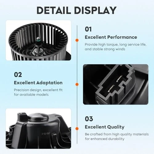 HVAC Blower Motor for Volkswagen Jetta 2009-2014, Passat 2006-2010, Tiguan 2009- - Изображение 2 из 4