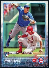 2015 Topps Javier Baez #315 Rookie RC Error (SS Front/2B Back) Chicago Cubs
