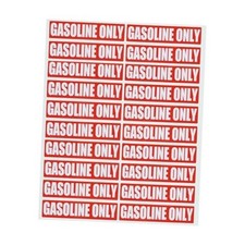 20PCS Gasoline Only Decal Stickers Vinyl Labels for Fuel Gasoline Only Sticker