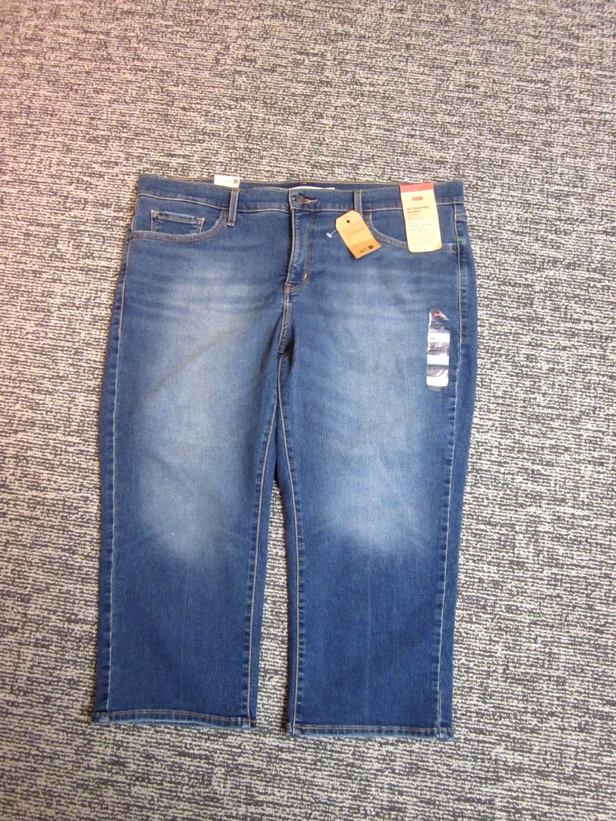 Levi's 311, Shaping, Stretch, Skinny Capris Jeans Pants, Women's 18W, New def.