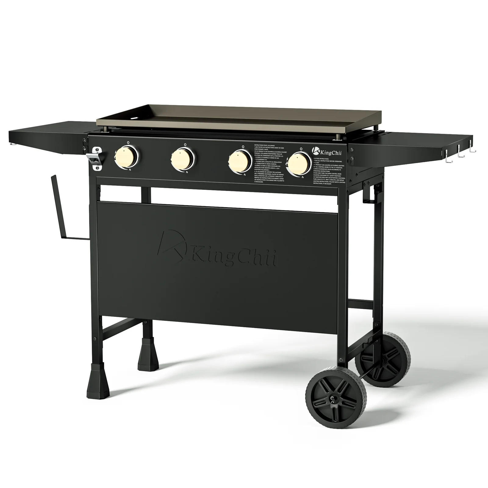 KingChii KC1995A4 4-Burner 32" Propane Griddle Outdoor Flat Top Gas Grill