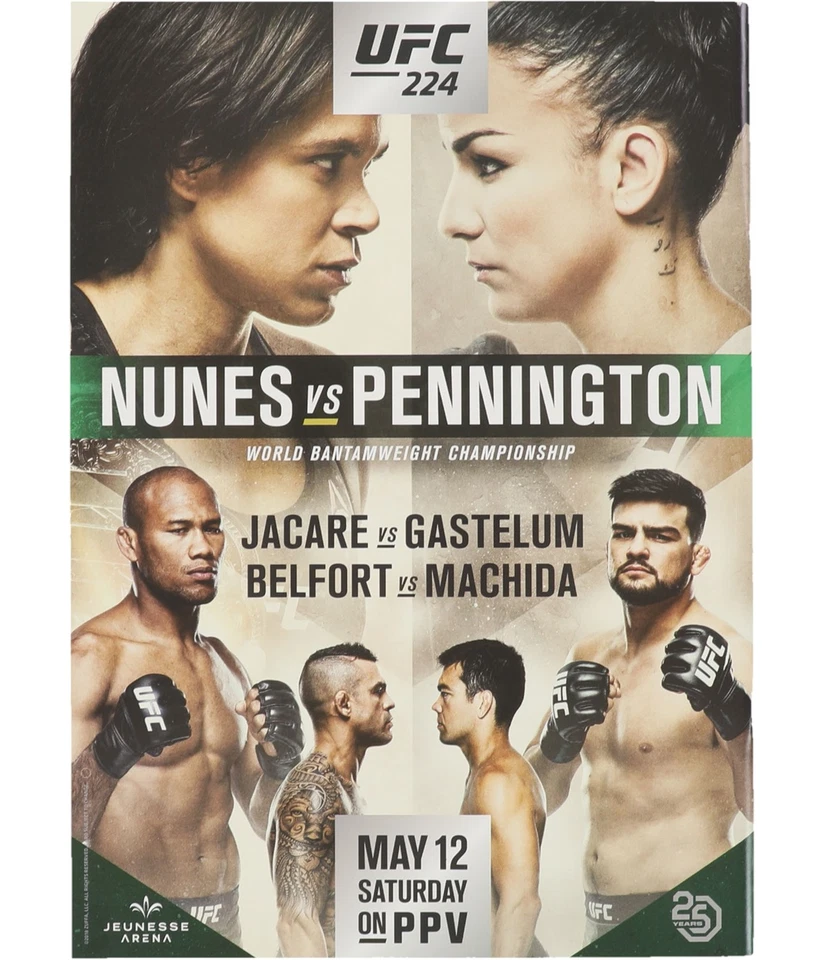 UFC Unisex 223 Khabib vs Holloway Official Program, Pink, One Size - Image 4 of 4