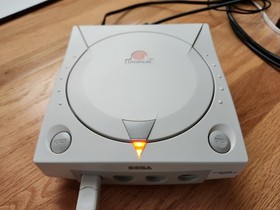 Sega Dreamcast Video Game Console Lot, Sonic Adventure, Dynamite Cop, Crazy Taxi