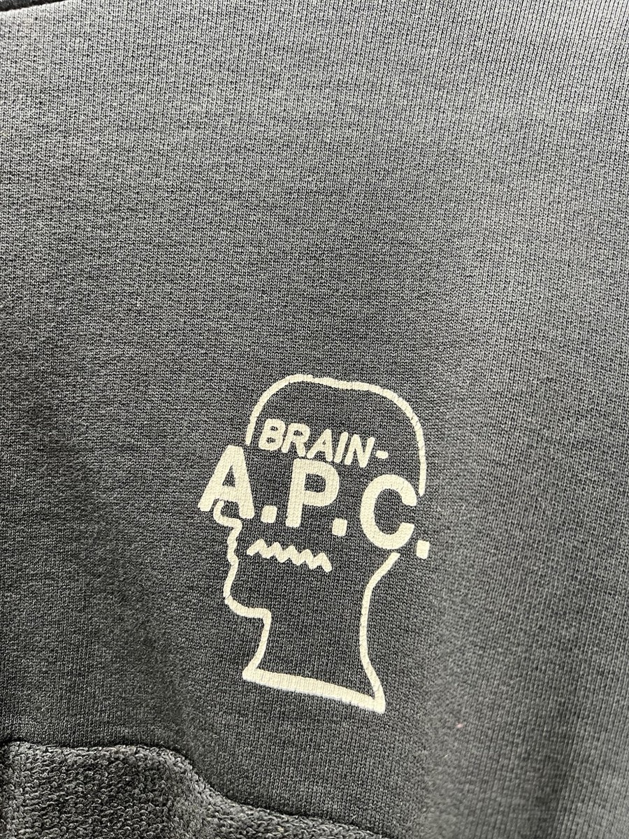A.P.C. X Brain Dead Fabric Block Crewneck Graphic Print Sweatshirt Size Small View 3
