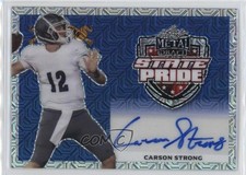 2022 Leaf Metal Draft State Pride Silver Mojo 19/20 Carson Strong Auto 0wn0