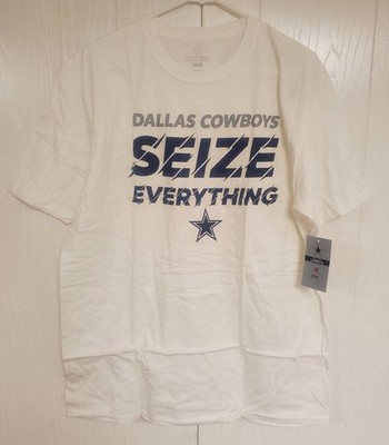 Dallas Cowboys Fanatics Seize Everything White T Shirt - NFL