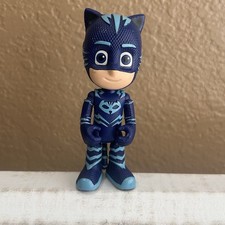 PJ Masks Blue Catboy Action Figure Toy Disney 3.5" tall Movable Stand Sit