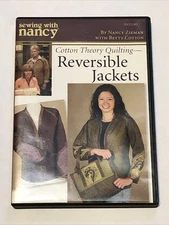 Sewing with Nancy Zieman: Reversible Jackets Cotton Theory Quilting (DVD, 2009)