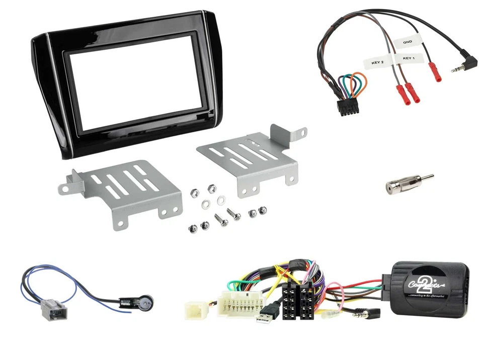 JVC Bluetooth USB Lenkrad 2DIN DAB Autoradio für Suzuki Swift ab 18 Klavierlack - Bild 3 von 4