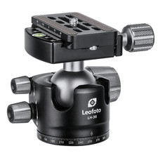 Leofoto LH-36 Low Profile Ball Head QR Plate, Arca, Black, LH-36