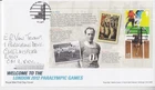 GB ROYAL MAIL FDC 2012 OLYMPIC GAMES FLAME ALIVE PRESTIGE PANE 2 HANDWRITTEN