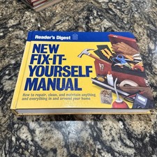 Vintage Reader's Digest NEW FIX-IT-YOURSELF MANUAL Home Repair DIY Guide 1996