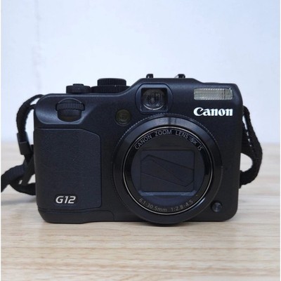 Canon Power Shot G12 Compact Digital Camera 10MP 5x Optical Auto