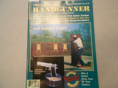 American Handgunner Magazine AHG November/December 1980 Sokolov Sky 45