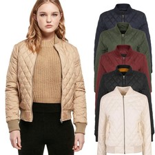 Urban Classics Ladies - DIAMANT BOMBER Nylon Steppjacke