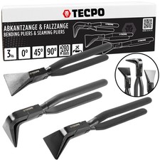 TECPO FALZZANGE ABKANTZANGE BLECHZANGE BIEGEZANGE KLEMPNER ABGEWINKELT 0-45-90°