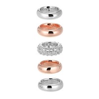 Cavill SilberanhäNger Damen Mit 32 WeißEn Topasen 0,15Ct 925 Sterling Silber