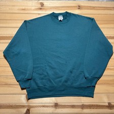 Vintage 90s Jerzees Activewear Blank Crewneck Pullover Sweatshirt USA Large