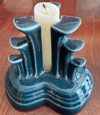 Fiesta Retired Juniper Tripod Candleholders Fiestaware READ