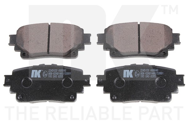 NK Bremsbelagsatz Scheibenbremse 2245123 FüR Toyota RAV 5 VAN Bz4X Highlander NX-image