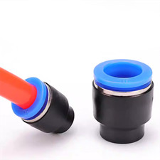 1 pièce bouchon d'obturation pneumatique en nylon 4 mm tube raccord poussoir tuyau de ligne d'air bouchon