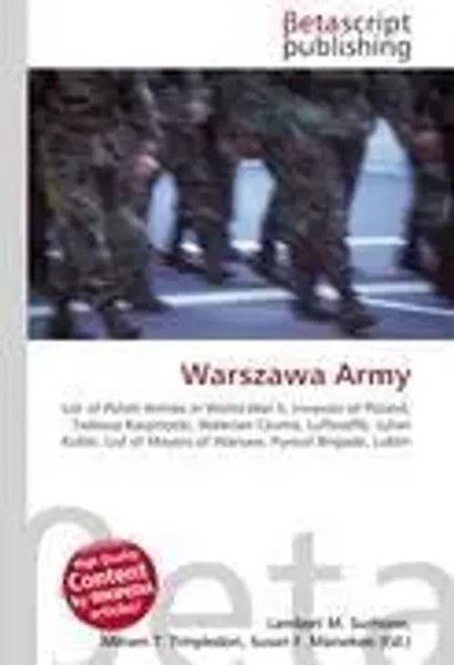 Lambert M. Surhone (U. A.) | Warszawa Army | Taschenbuch | Englisch (2026)-image