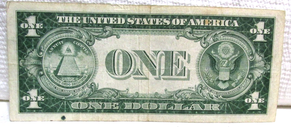 1935A United States $1 Gold Seal Silver Certificate Note - Image 2 of 2